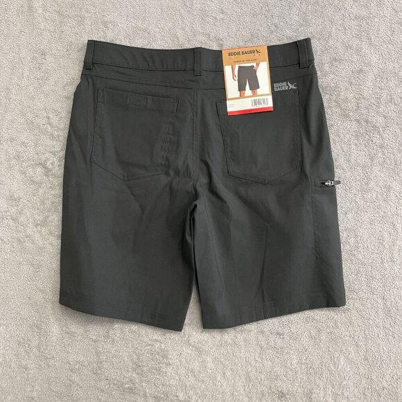 NEW Eddie Bauer Men's Size 34 Rainier Tech Short 10" Black Cargo Outdoor - Picture 3 of 7